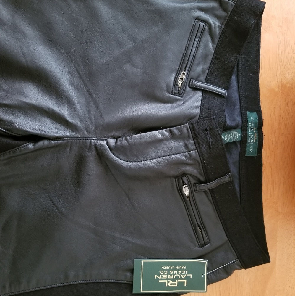 Ralph Lauren faux leather leggings